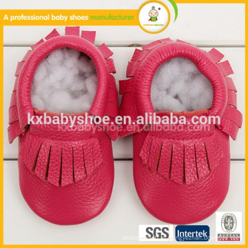 2016 best sell fashion newborn Melhor qualidade de qualidade personalizado barato pu couro bebê mocassins